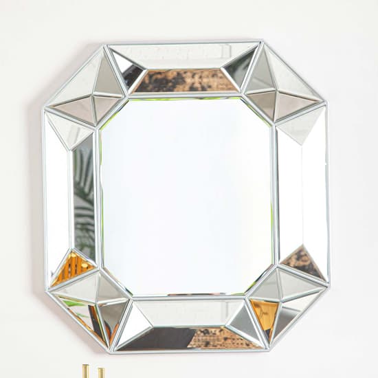 Vestal Art Deco 3D Wall Mirror In Clear_1