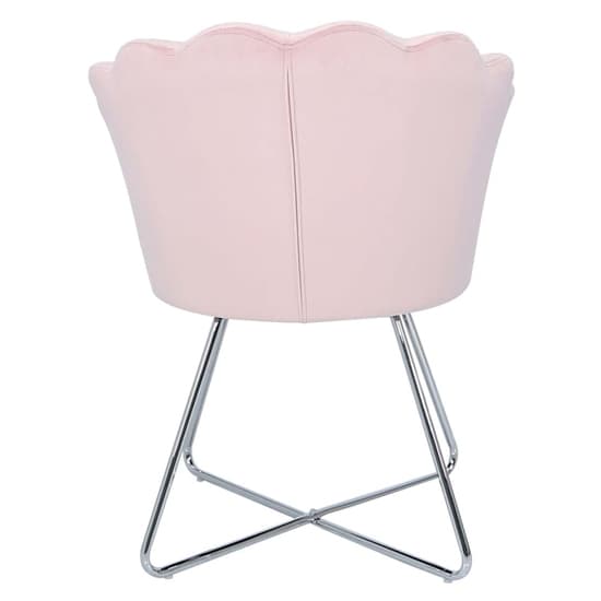 Vestal Fabric Accent Chair Ariel Shell Back In Pink_5