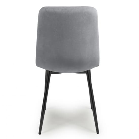 Vestal Grey Brushed Velvet Dining Chairs In Pair_6