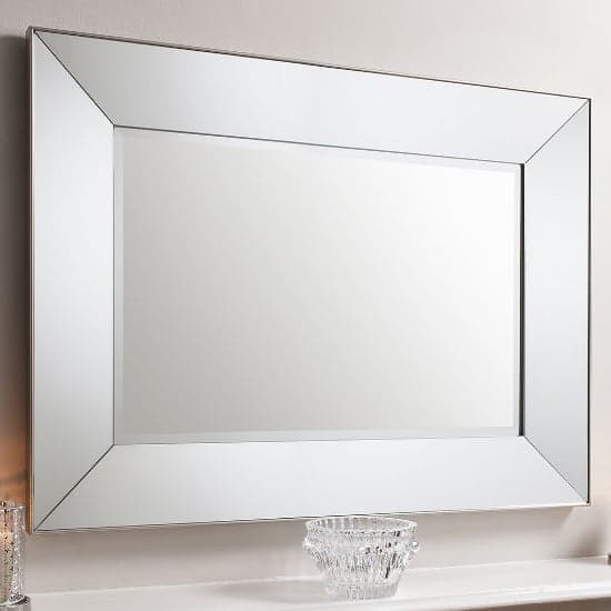 Vestal Rectangular Wall Mirror In Silver Frame_1