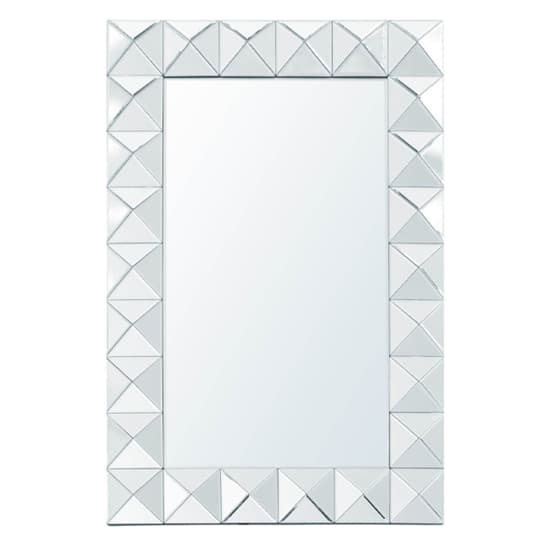 Vestal Wall Mirror Rectangular In 3D Wooden Frame_1
