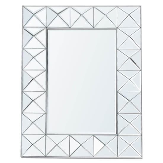 Vestal Wall Mirror Rectangular In White Wooden Frame_2