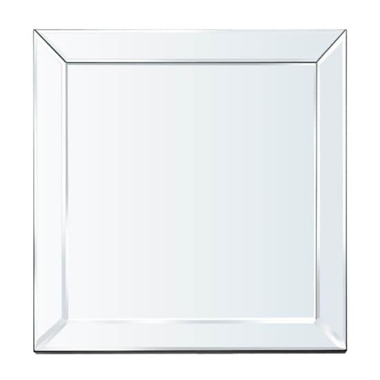 Vestal Wall Mirror Square Large In White Wooden Frame_1