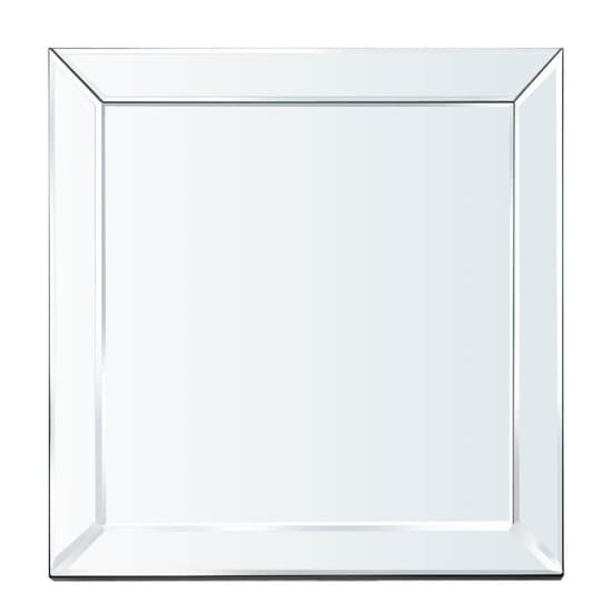 Vestal Wall Mirror Square Small In White Wooden Frame_1