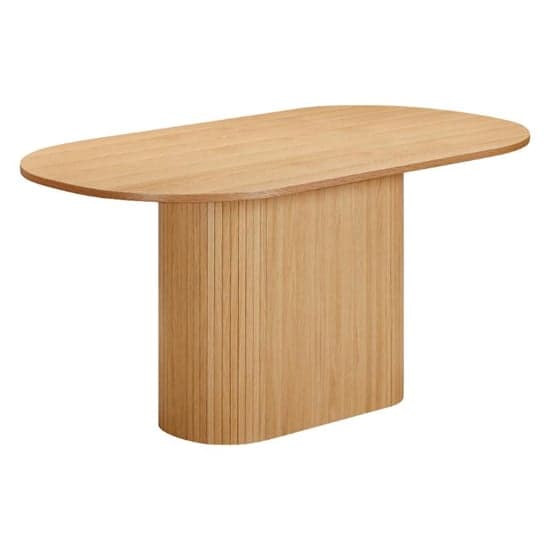 Vevey Dining Table Oval In Natural Oak 4 Buxton Natural Chairs_2