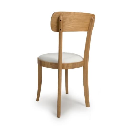 Vevey Wooden Dining Chair In Natural Oak With Padded Seat_3