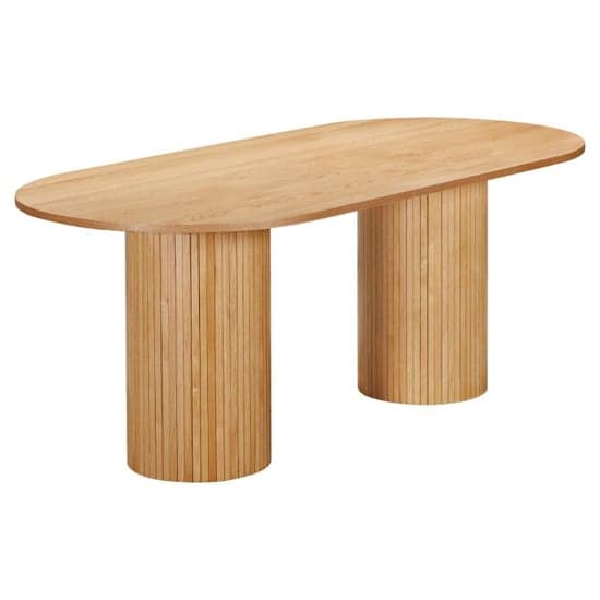 Vevey Wooden Dining Table Oval Large In Natural Oak_2