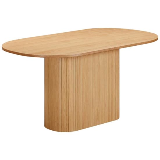 Vevey Wooden Dining Table Oval Small In Natural Oak_2