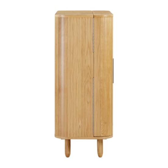 Vevey Wooden Drinks Cabinet With 2 Doors In Natural Oak_4