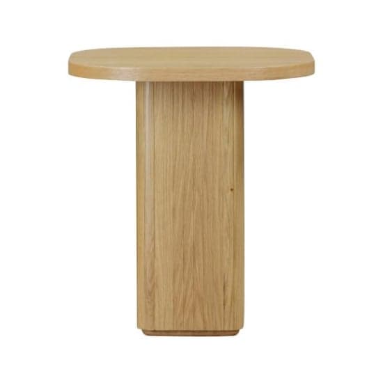 Vevey Wooden Side Table Square In Natural Oak_2