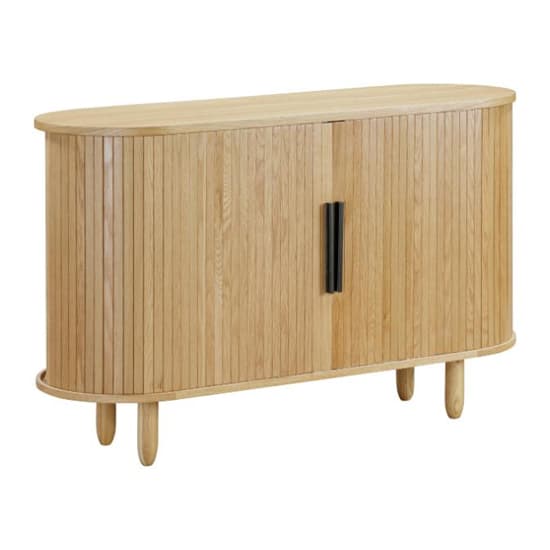 Vevey Wooden Sideboard With 2 Doors In Natural Oak_2