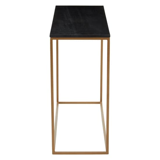 Viano Rectangular Black Marble Console Table With Gold Base_3