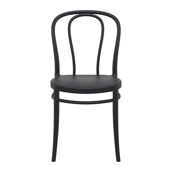 Victor Black Polypropylene Dining Chairs In Pair_3