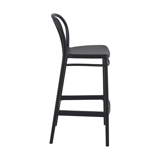 Victor Black Polypropylene With Glass Fiber Bar Chairs In Pair_4