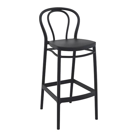Victor Polypropylene With Glass Fiber Bar Chair In Black_1