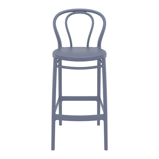 Victor Polypropylene With Glass Fiber Bar Chair In Dark Grey_2