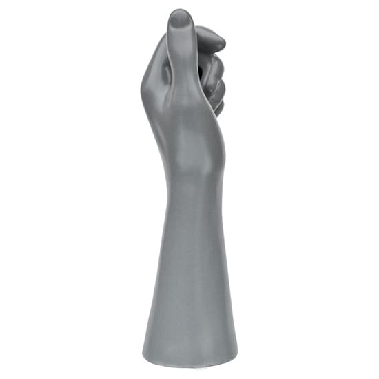 Visalia Ceramic Hand Sculpture In Grey_7