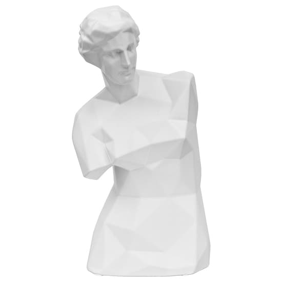 Visalia Ceramic Venus De Milo Sculpture In White_3