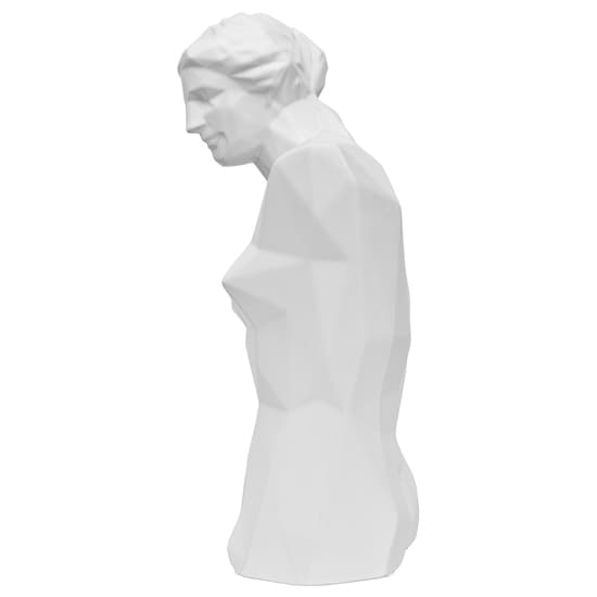 Visalia Ceramic Venus De Milo Sculpture In White_4