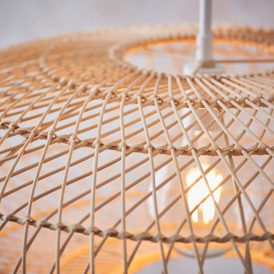Vista Large Oval Rattan Ceiling Pendant Light In Natural_4