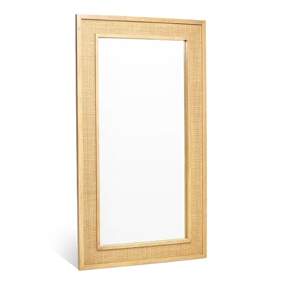 Vlore Long Floor Cheval Mirror With Natural Wooden Frame_2