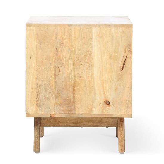 Vlore Wooden Bedside Cabinet With 2 Drawers In Natural_3