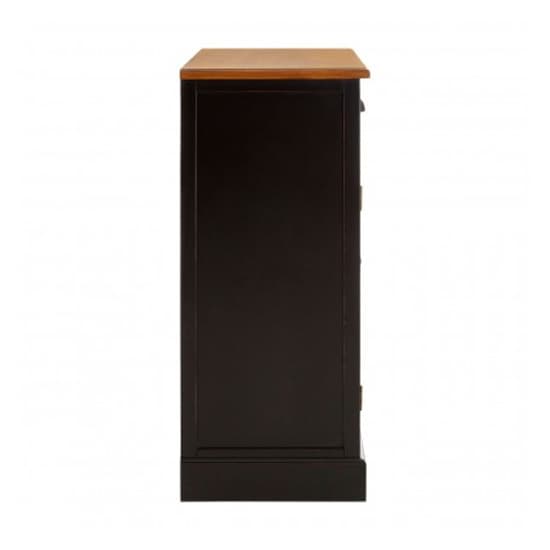 Vorgo Wooden Storage Cabinet With 2 Doors 2 Drawers In Black_4