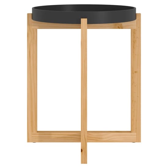 Wabana Small Round Wooden Coffee Table In Black And Natural_3