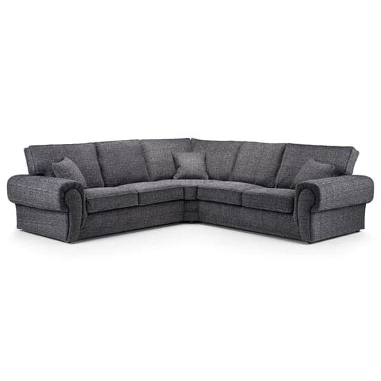 Walcott Fabric Corner Sofa Large In Grey_1