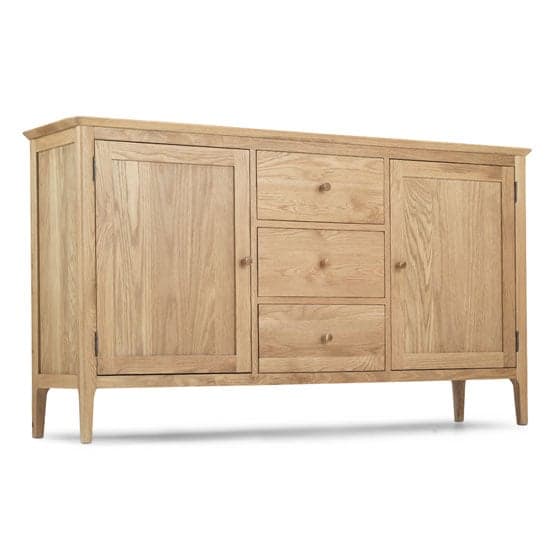 Wardle Wooden Extra Large Sideboard In Crafted Solid Oak_2