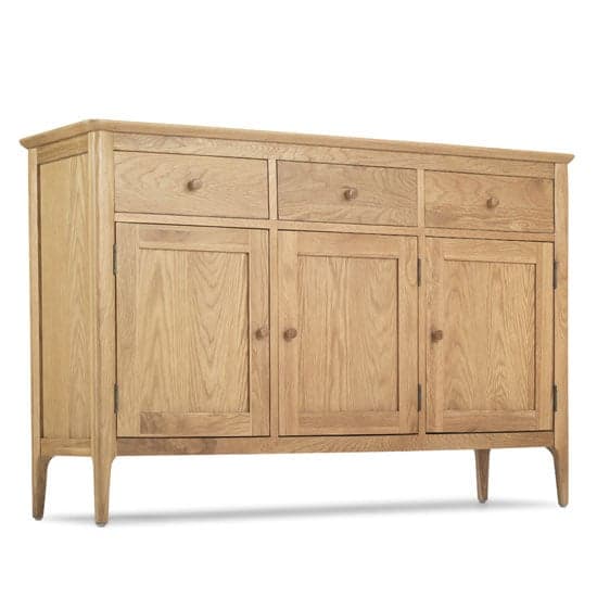 Wardle Wooden Large Sideboard In Crafted Solid Oak_2