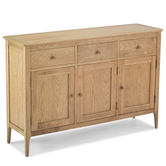Wardle Wooden Large Sideboard In Crafted Solid Oak_1