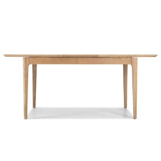 Wardle Wooden Medium Extending Dining Table In Light Solid Oak_2