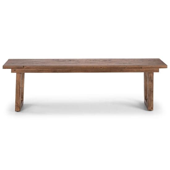 Warsaw Reclaimed Pine Wood Dining Bench In Rustic Pine_2