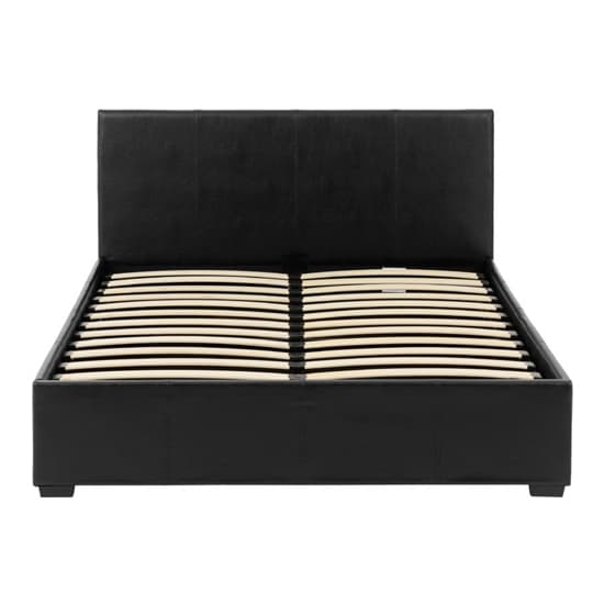 Wick Faux Leather Storage Small Double Bed In Black_5