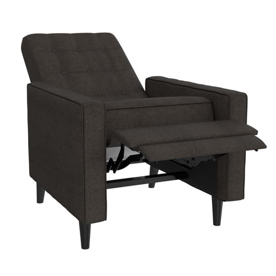 Weiser Linen Fabric Recliner Chair In Grey_7