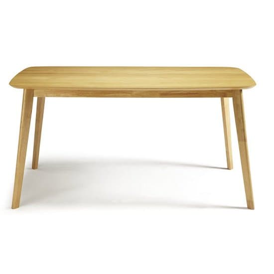 Weinstein Rectangular Wooden 150cm Dining Table In Oak_2