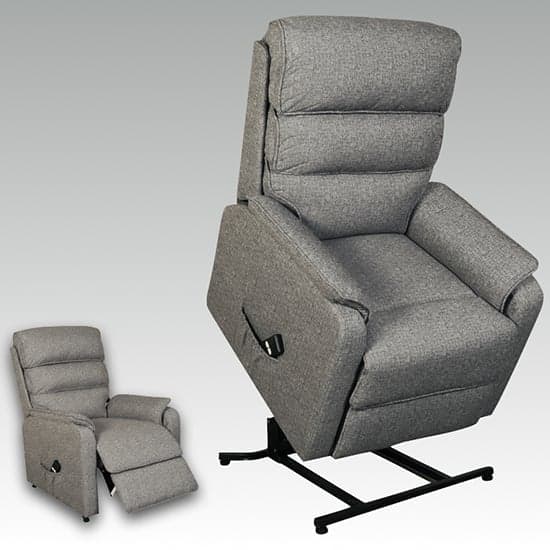 Westport Fabric Lift And Tilt Armchair In Charcoal Grey_3