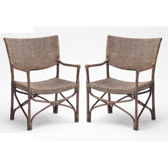 Wickers Squire Rustic Wooden Accent Chairs In Pair_1