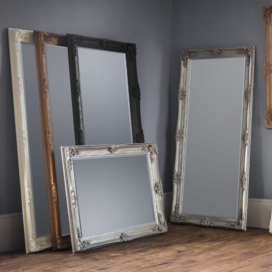 Wickford Large Rectangular Leaner Floor Mirror In Black_3