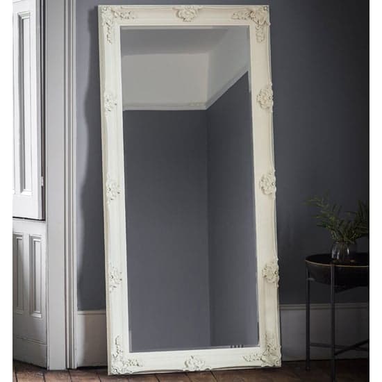 Wickford Large Rectangular Leaner Floor Mirror In Cream_1