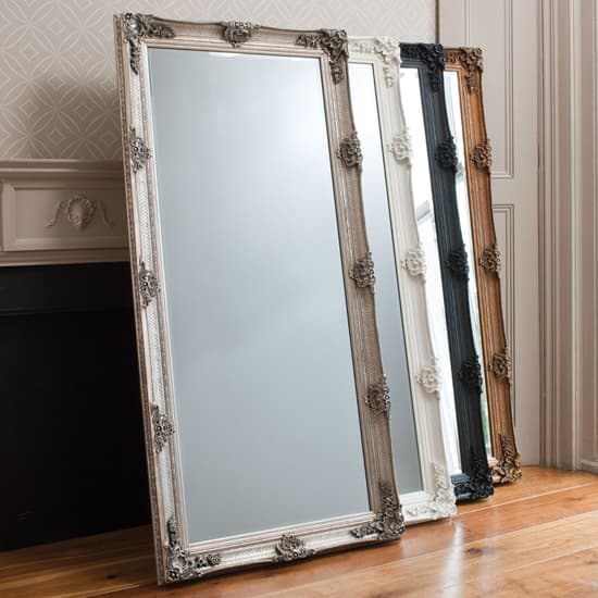 Wickford Large Rectangular Leaner Floor Mirror In Silver_5
