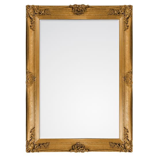 Wickford Small Rectangular Wall Mirror In Gold_2