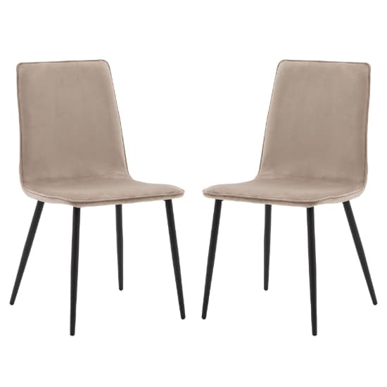 Wickham Taupe Fabric Dining Chairs In Pair_1