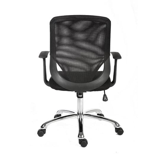 Wildon Home Office Chair in Black Fabric With Mesh Back_2
