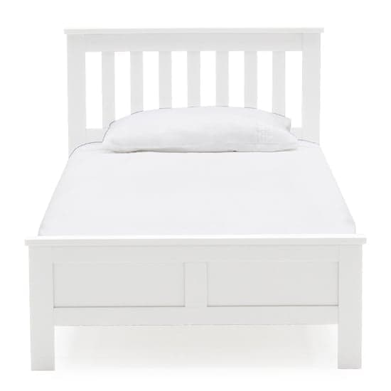 Willox Wooden Single Size Bed In White_2