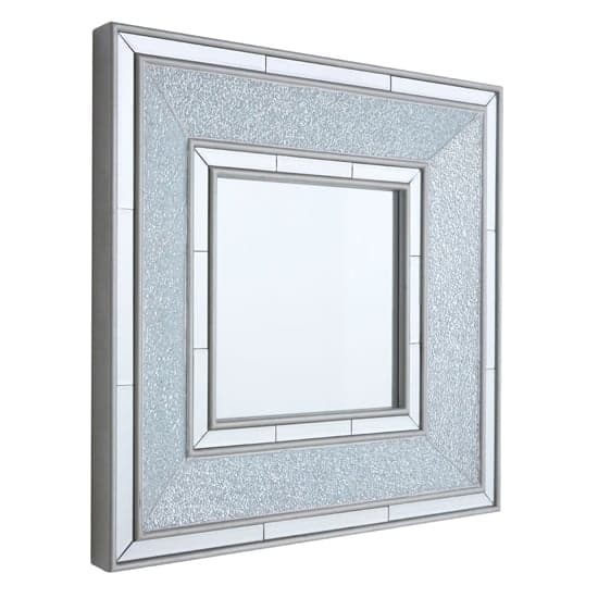 Wilmer Square Wall Bedroom Mirror In Antique Silver Frame_1