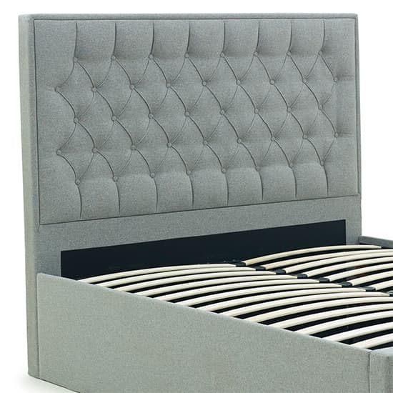 Wilson Fabric Ottoman Storage Double Bed In Grey_8