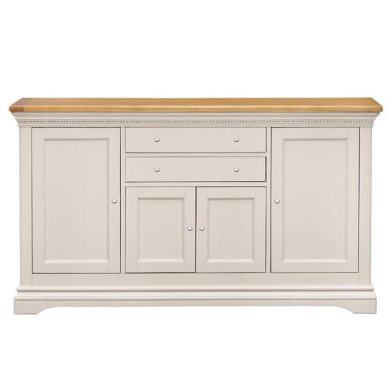Winches Wooden Sideboard With 4 Doors 2 Drawers In Silver Birch_3