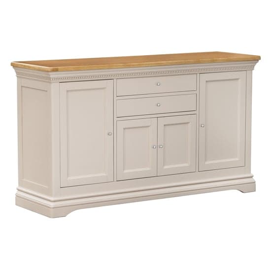 Winches Wooden Sideboard With 4 Doors 2 Drawers In Silver Birch_1